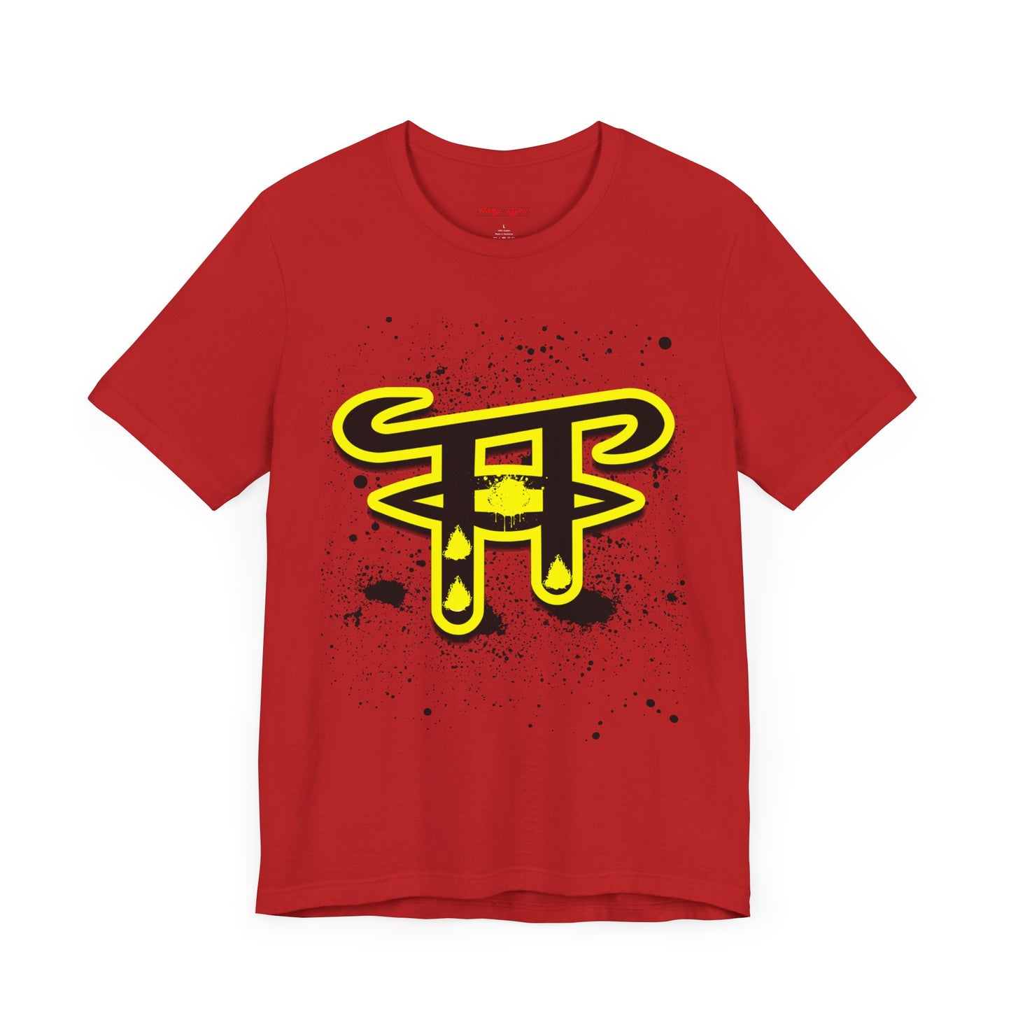 Unisex Graphic Tee with Unique Splash Design, Casual Wear, Streetwear Style, Gift for Art Lovers, Everyday Basics, Trendy Apparel