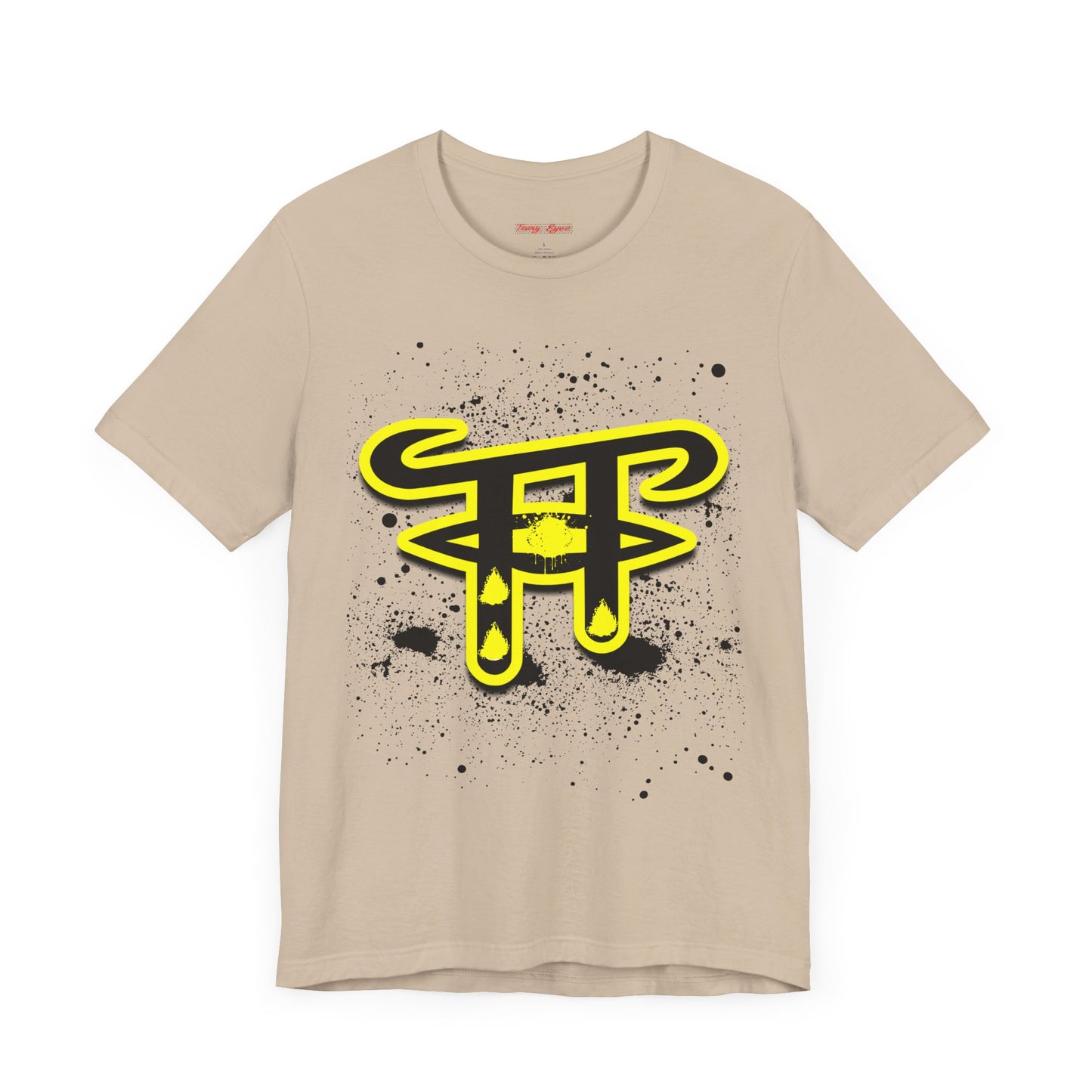Unisex Graphic Tee with Unique Splash Design, Casual Wear, Streetwear Style, Gift for Art Lovers, Everyday Basics, Trendy Apparel