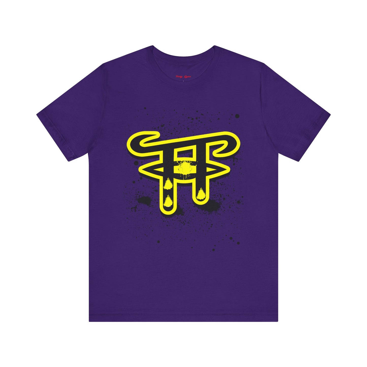 Unisex Graphic Tee with Unique Splash Design, Casual Wear, Streetwear Style, Gift for Art Lovers, Everyday Basics, Trendy Apparel