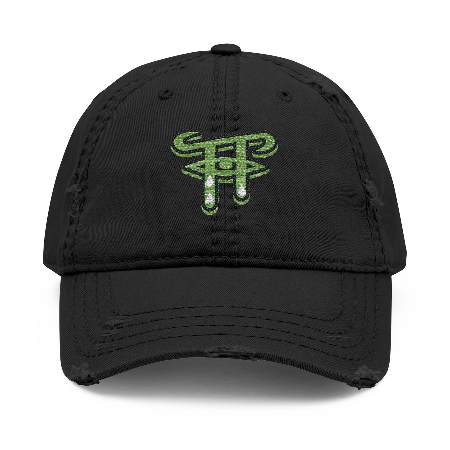 Distressed Dad Hat with Embroidery, Casual Men's Hat, Trendy Father's Day Gift, Summer Accessory, Adjustable Cap, Comfortable Headwear