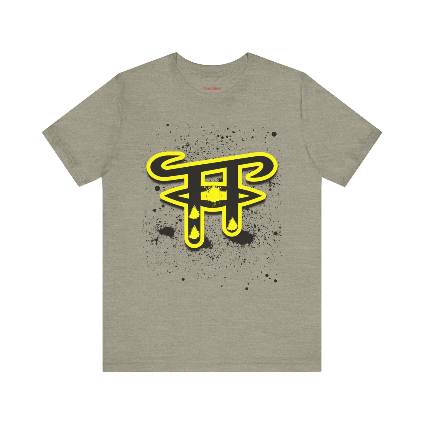 Unisex Graphic Tee with Unique Splash Design, Casual Wear, Streetwear Style, Gift for Art Lovers, Everyday Basics, Trendy Apparel
