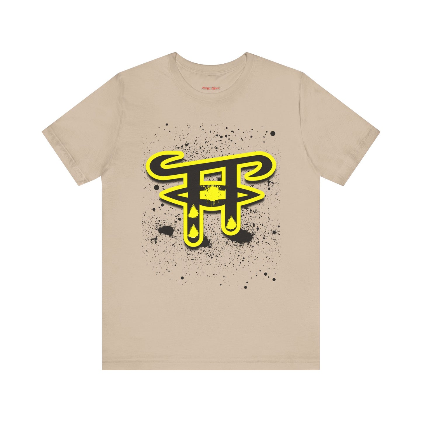 Unisex Graphic Tee with Unique Splash Design, Casual Wear, Streetwear Style, Gift for Art Lovers, Everyday Basics, Trendy Apparel