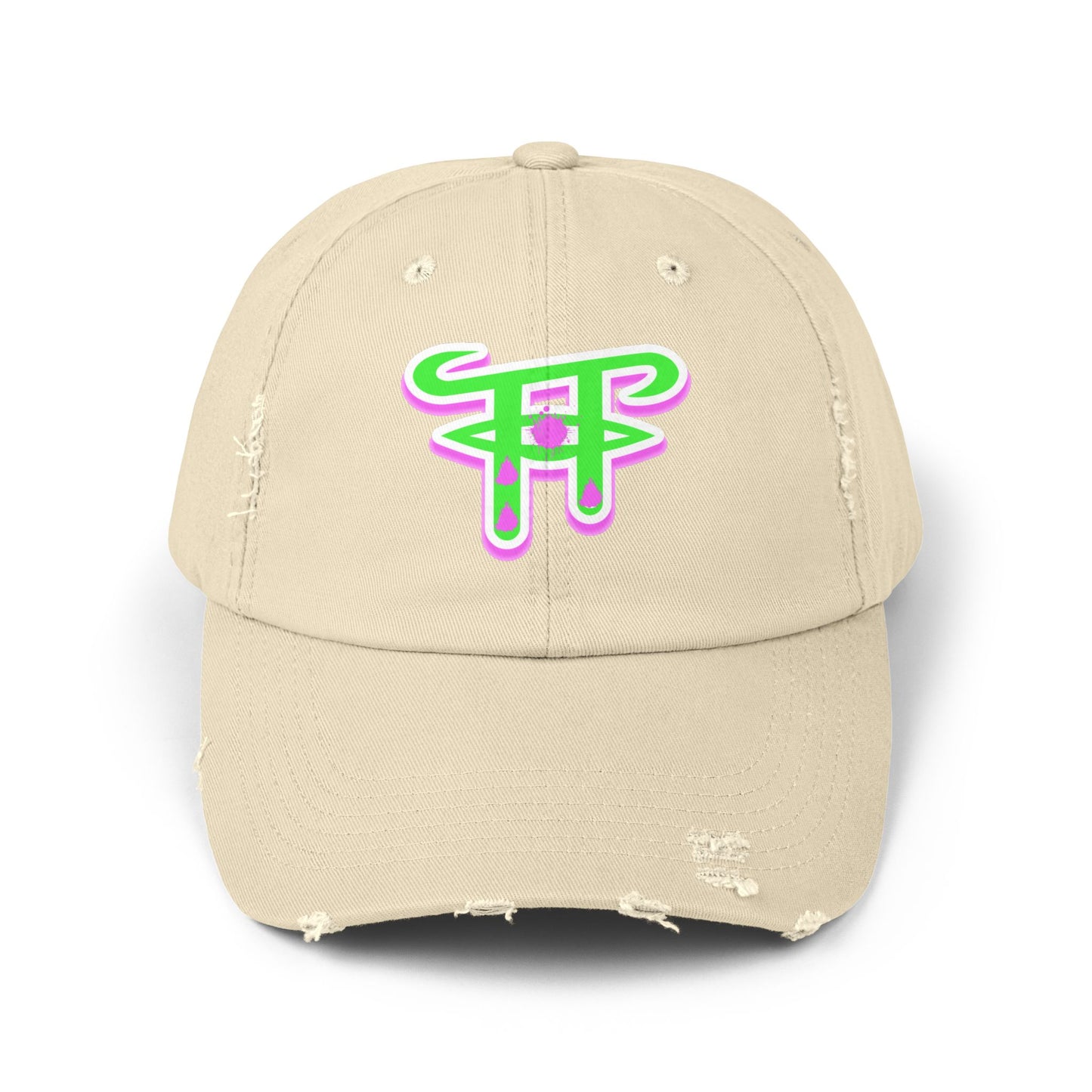 Unisex Distressed Cap with Funky Logo, Casual Hat for Everyday Wear, Perfect for Summer Outings, Gives a Trendy Vibe, Ideal Gift for [...]
