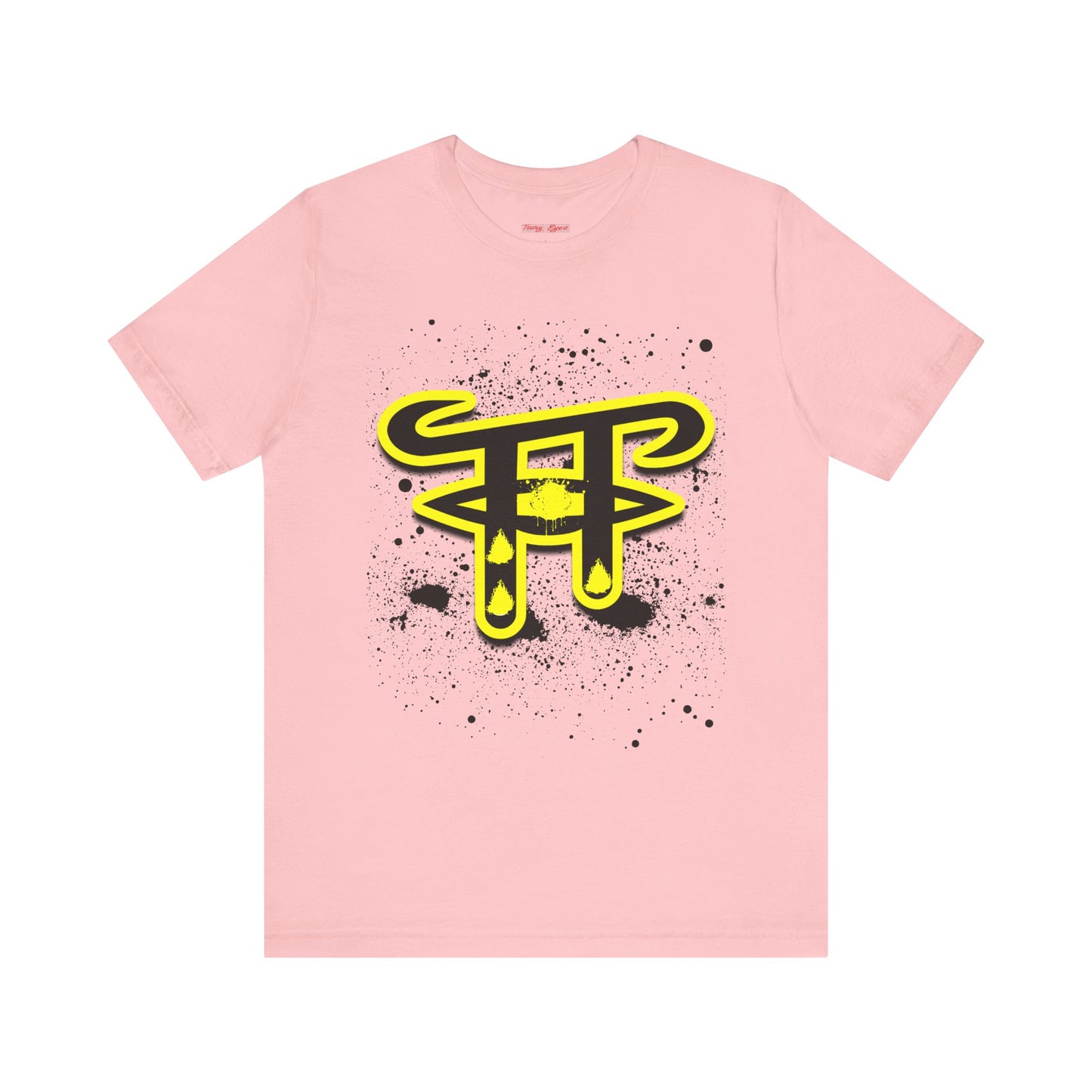 Unisex Graphic Tee with Unique Splash Design, Casual Wear, Streetwear Style, Gift for Art Lovers, Everyday Basics, Trendy Apparel
