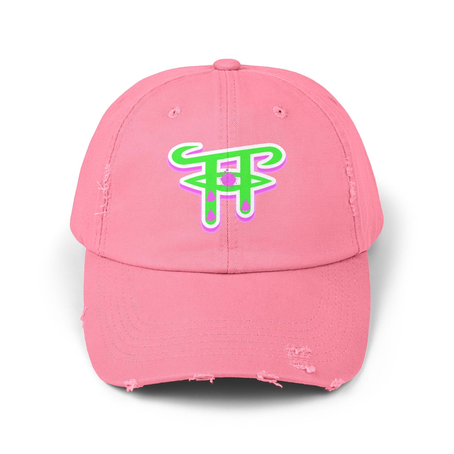Unisex Distressed Cap with Funky Logo, Casual Hat for Everyday Wear, Perfect for Summer Outings, Gives a Trendy Vibe, Ideal Gift for [...]