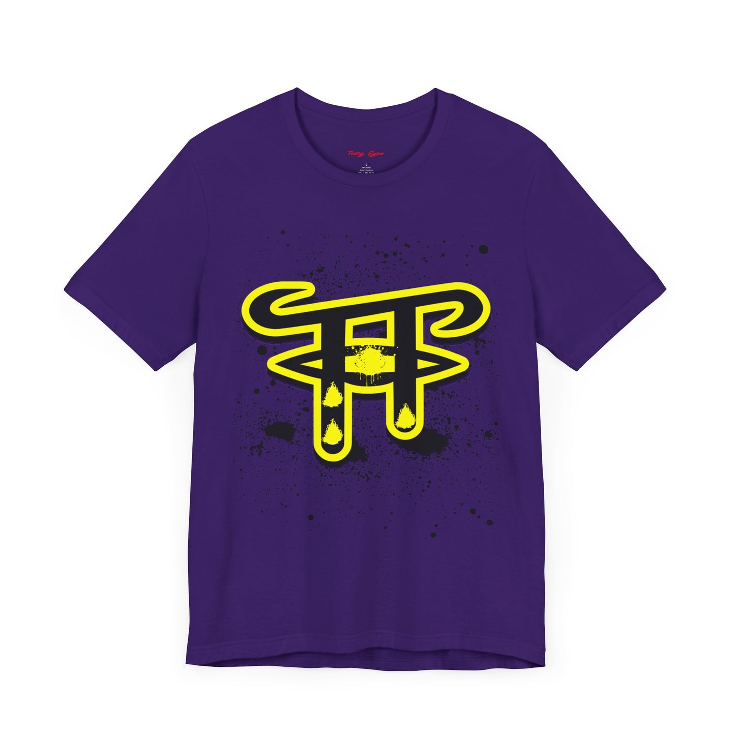 Unisex Graphic Tee with Unique Splash Design, Casual Wear, Streetwear Style, Gift for Art Lovers, Everyday Basics, Trendy Apparel