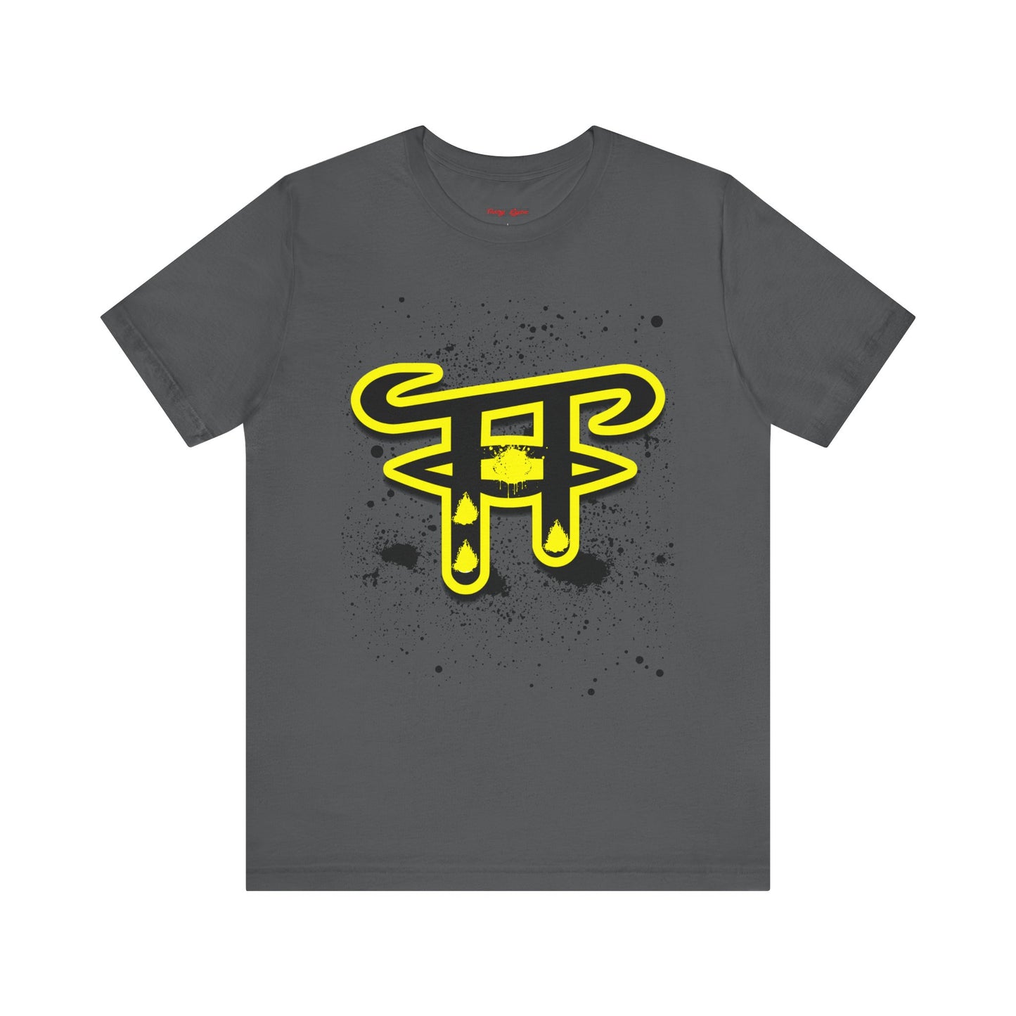 Unisex Graphic Tee with Unique Splash Design, Casual Wear, Streetwear Style, Gift for Art Lovers, Everyday Basics, Trendy Apparel