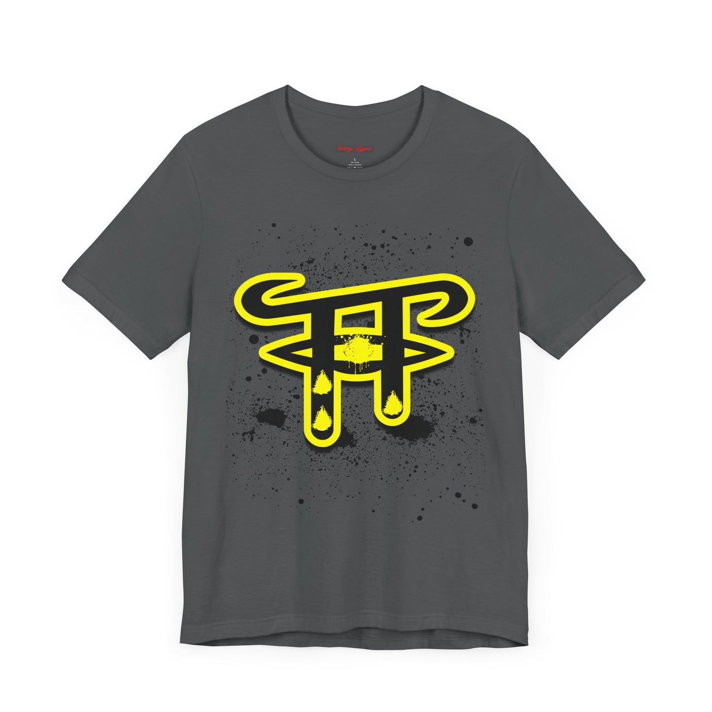 Unisex Graphic Tee with Unique Splash Design, Casual Wear, Streetwear Style, Gift for Art Lovers, Everyday Basics, Trendy Apparel