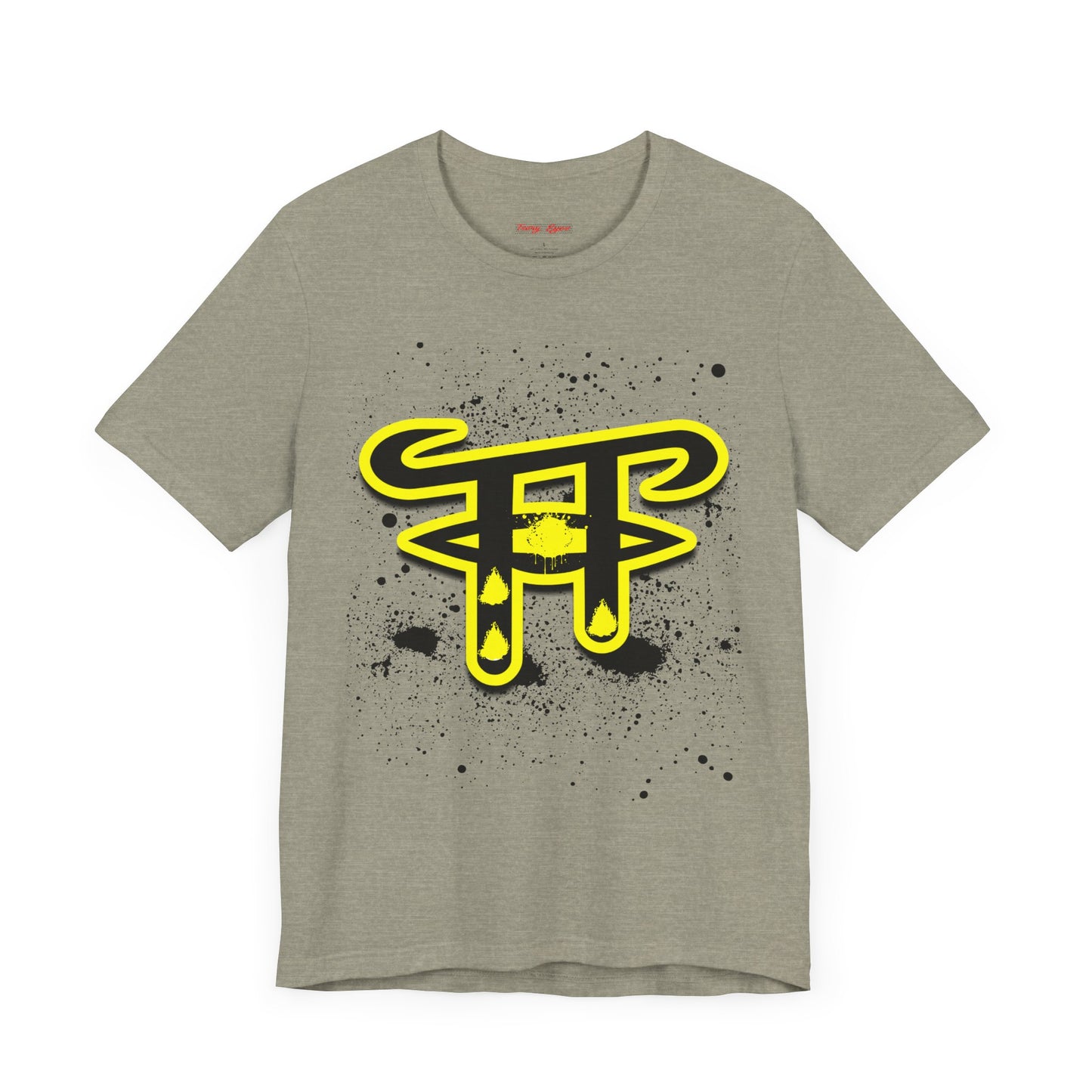 Unisex Graphic Tee with Unique Splash Design, Casual Wear, Streetwear Style, Gift for Art Lovers, Everyday Basics, Trendy Apparel