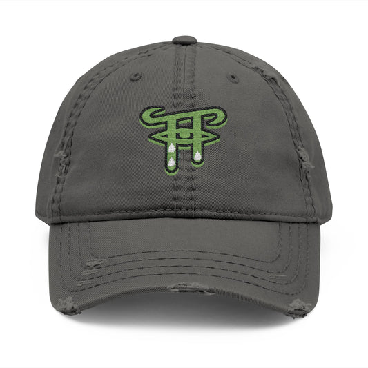Distressed Dad Hat with Embroidery, Casual Men's Hat, Trendy Father's Day Gift, Summer Accessory, Adjustable Cap, Comfortable Headwear