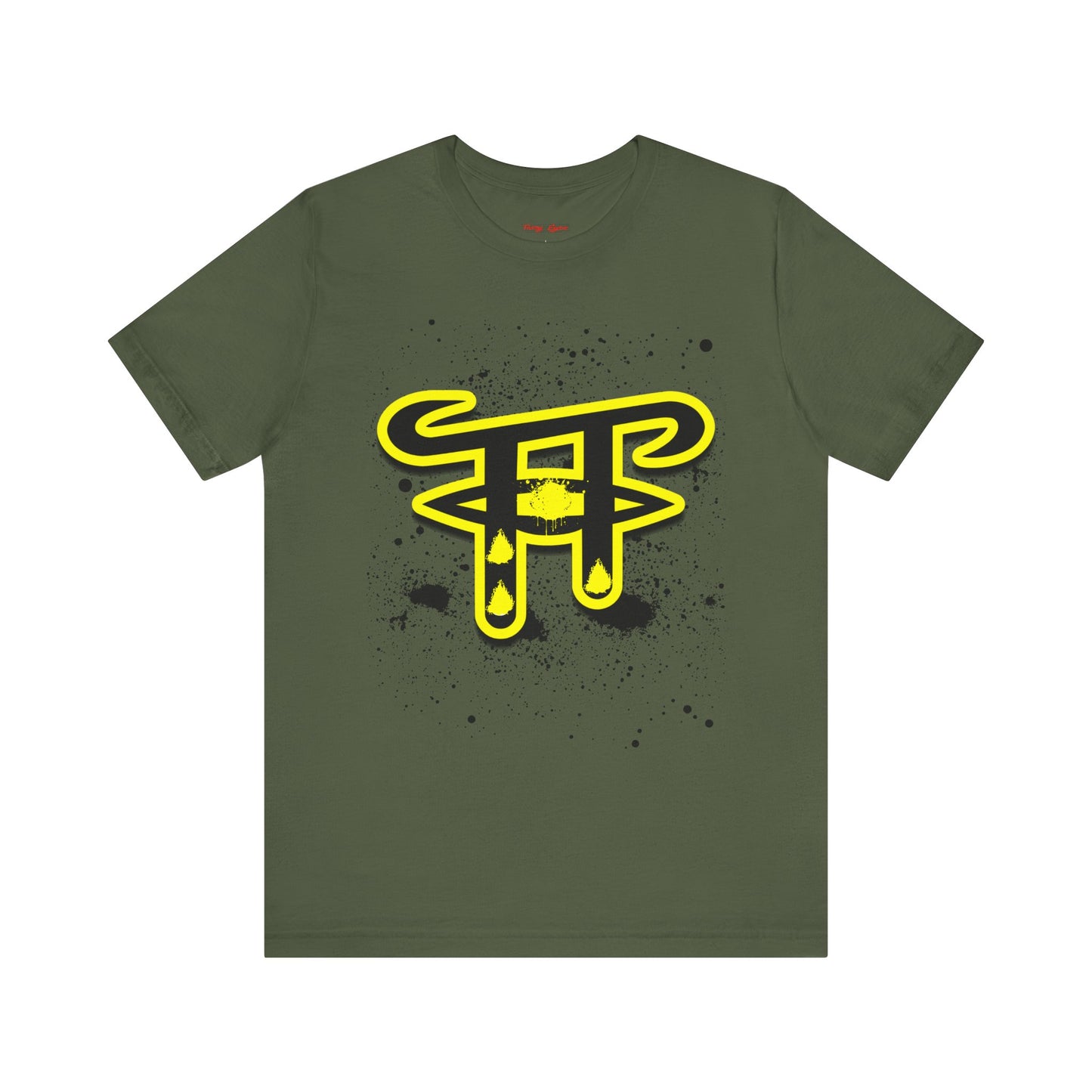 Unisex Graphic Tee with Unique Splash Design, Casual Wear, Streetwear Style, Gift for Art Lovers, Everyday Basics, Trendy Apparel