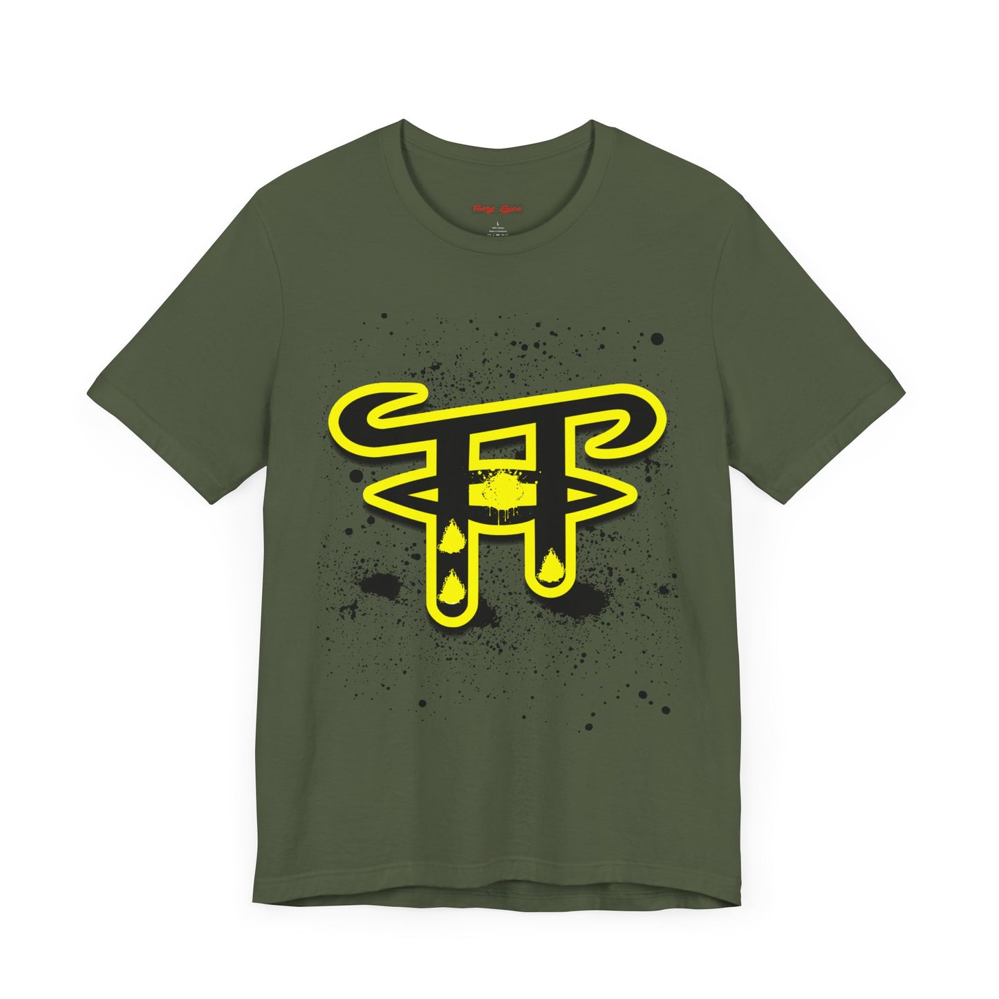 Unisex Graphic Tee with Unique Splash Design, Casual Wear, Streetwear Style, Gift for Art Lovers, Everyday Basics, Trendy Apparel