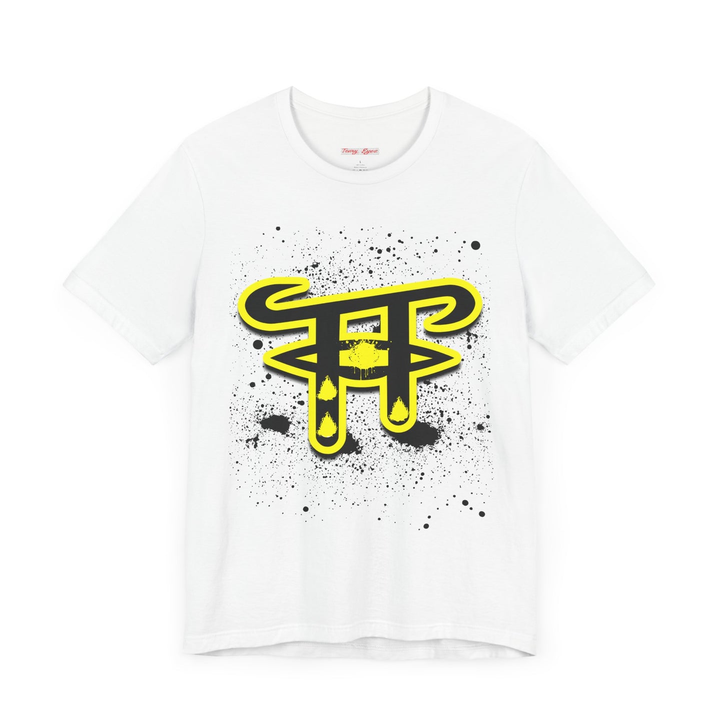 Unisex Graphic Tee with Unique Splash Design, Casual Wear, Streetwear Style, Gift for Art Lovers, Everyday Basics, Trendy Apparel