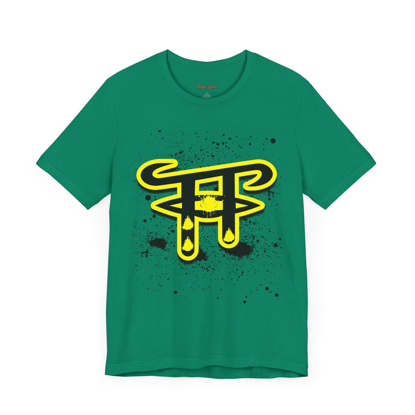 Unisex Graphic Tee with Unique Splash Design, Casual Wear, Streetwear Style, Gift for Art Lovers, Everyday Basics, Trendy Apparel
